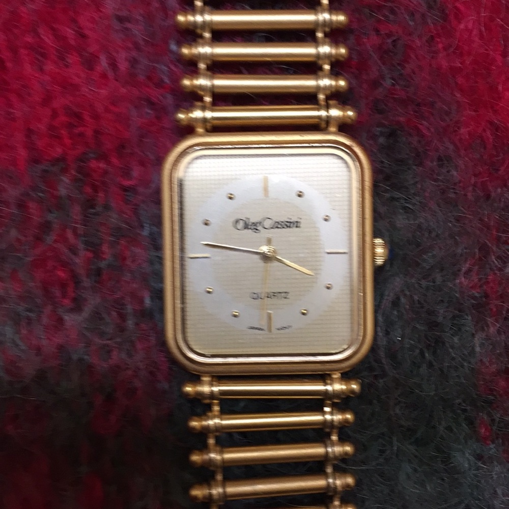 Vintage  Oleg Cassini gold watch